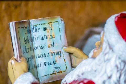 Reading Santa Stock Photos