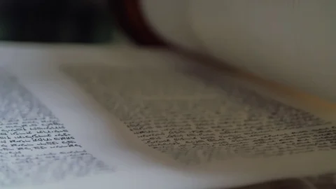 Reading of the scrolls with the Torah Stock Footage 105296512