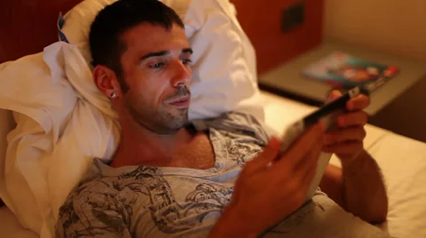 Reading on tablet Stock Footage 29158695