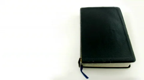 Reading Through the Bible Stock Footage 71359