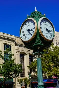 Reading Town Clock Stock Photos