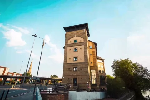 Reading UK, Appartments Hyperlapse Stock Footage 147671814