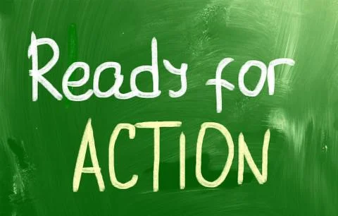 Ready for action concept Stock Illustration