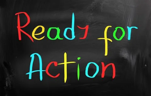 Ready For Action Concept Stock Illustration