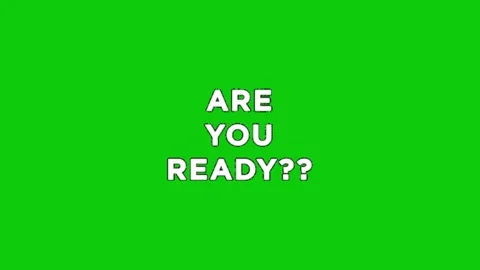 Ready animation on green screen 스톡 동영상 331967123