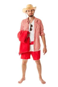 Ready for the beach Stock Photos