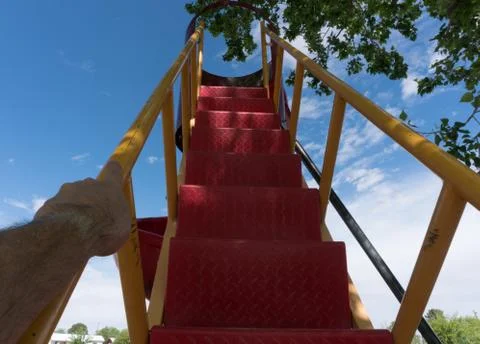 Ready for the climb. Stock Photos
