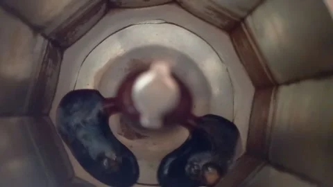 Ready coffee with moka machine Stock Footage 138525663