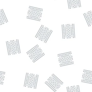 Ready construction building material glyph vector seamless pattern Stock Illustration