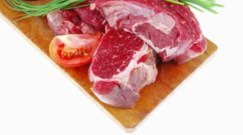 Ready to cook: raw beef fillet mignon Vídeos de archivo 25129250