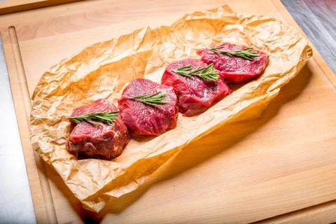 Ready for cooking meat Stock Photos