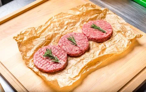 Ready for cooking meat Stock Photos