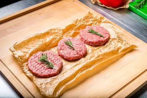Ready for cooking meat Stock Photos