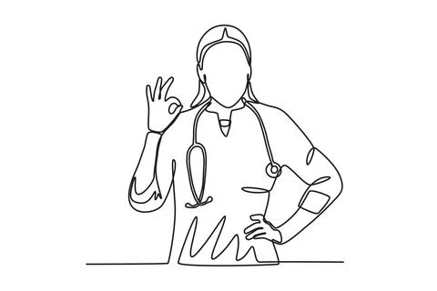 Ready to cure all patients Stock Illustration