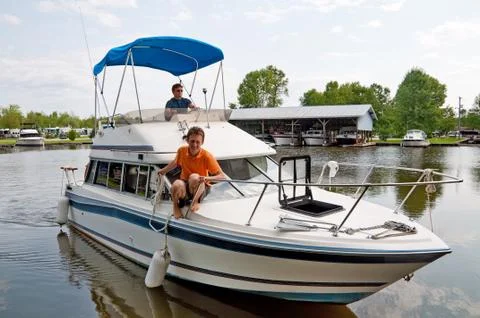 Ready to docking Stock Photos