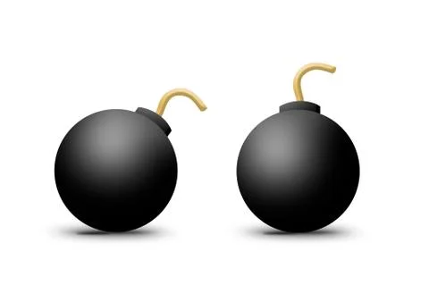 Ready to Explosive Bomb Icon Stock Photos