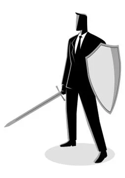 Ready To Fight Stock Illustration