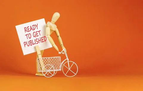 Ready to get published words symbol. Concept words Ready to get published o.. Stock Photos