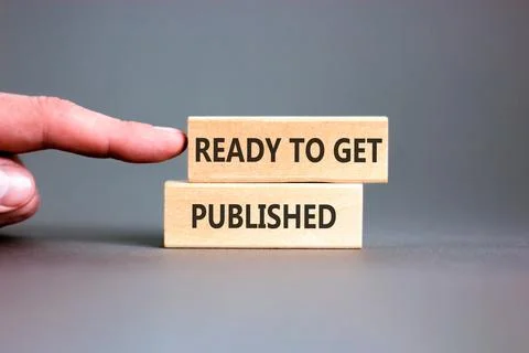Ready to get published words symbol. Concept words Ready to get published o.. Photos
