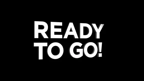 Ready to go 3D text loop word on 4K animation. streaming effect for title Stock Footage 313713841