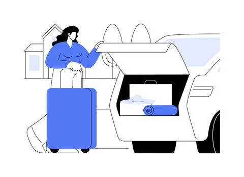 Ready to go isolated cartoon vector illustrations. Ilustración de archivo