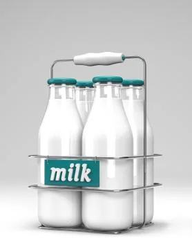 Ready to go milk Stock-Illustration