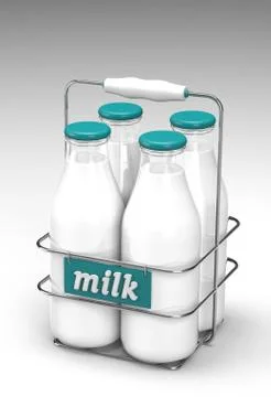 Ready to go milk Stock-Illustration