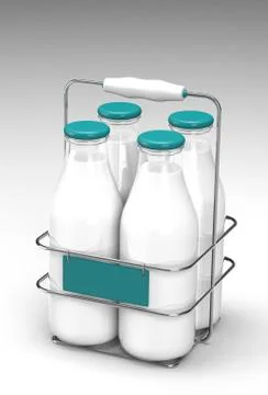 Ready to go milk Stock-Illustration