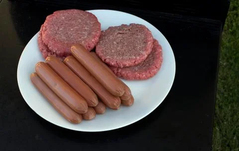 Ready for the grill 库存照片