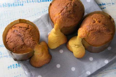 Ready homemade easter cakes just took out of the oven. Stock Photos