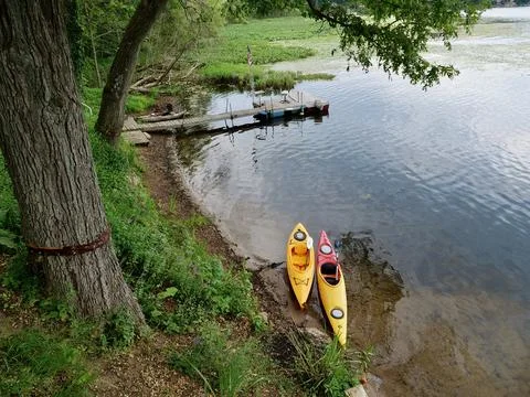 Ready to kayak 写真素材