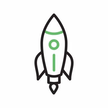 Ready to Launch icon vector image. Stock Illustration