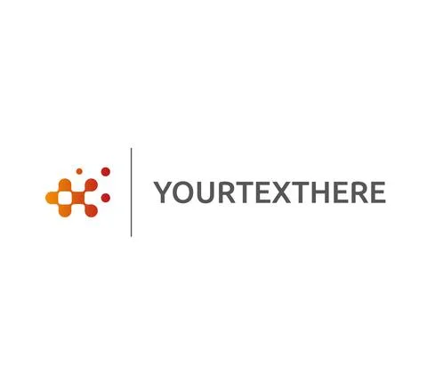 Ready logo with orange printing raster in an square Stock Illustration