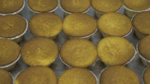 Ready-made cakes. Close up. Top view Stockbeeldmateriaal 73811525