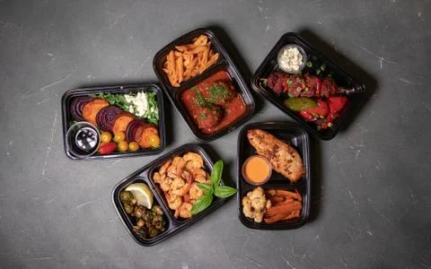 Ready Made Meals Stock Photos