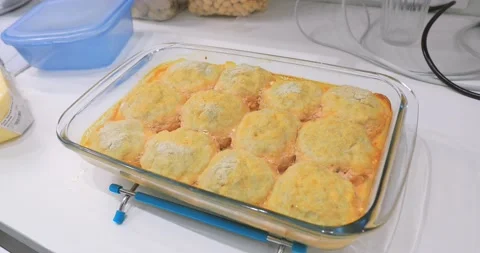 Ready made meatballs 스톡 동영상 144666553