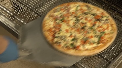 Ready-made pizza. Video stock 126911915