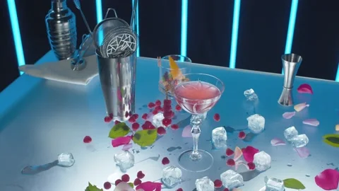 Ready-made Red Dress cocktail Stock Footage 134391953