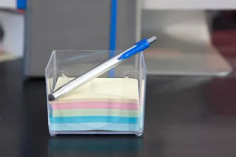 Ready to make notes at work Stock Photos