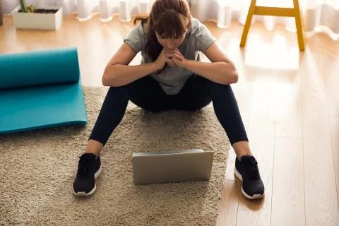 Ready for my workout Stock Photos