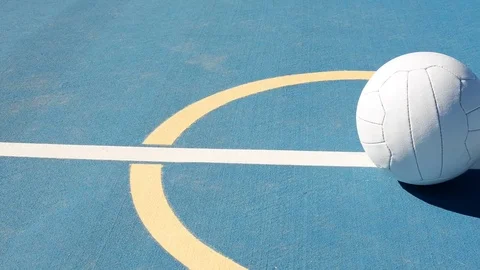 Ready for a netball game Stock Footage 78352774
