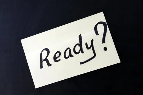 Ready ? Stock Photos