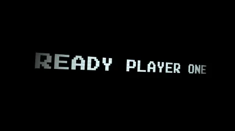 Ready Player One - Angled Arcade game screen - Motion Graphic Loop Video stock 44233997