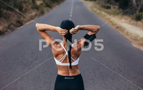 Ready for run down the road Stock Photos