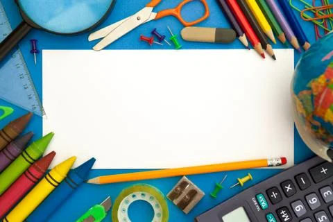 Ready for school,empty space for text Foto stock