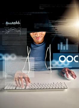 Ready, set, code. Cropped shot of a handsome young male computer programmer w Stockfoto's