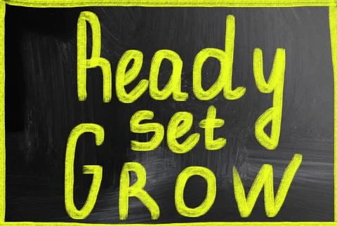 Ready set grow Stock Illustration