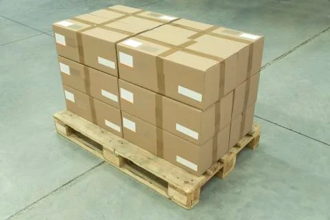 Ready to Ship Cardboard Boxes Stock Photos