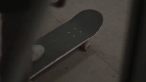 Ready to skate Stock Footage 74129886