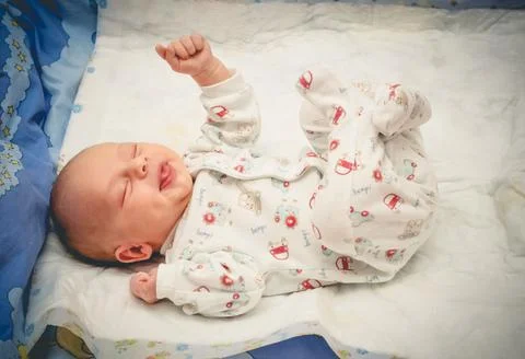 Ready for sleep after bath Stock Photos